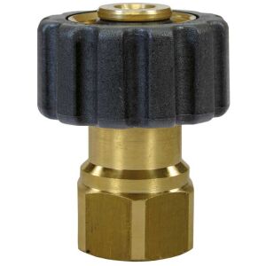 Quick Screw Coupling Adaptor M22F:1/4″F Brass