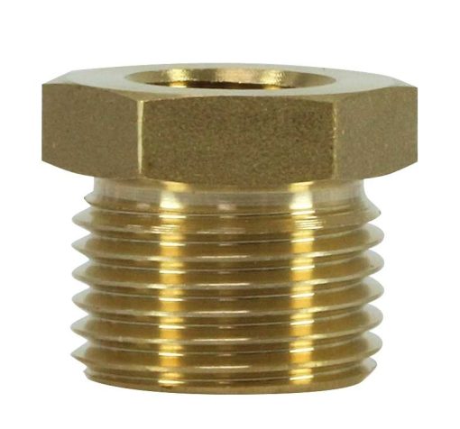 Brass Reduction Nipple 3/8F:1/2M