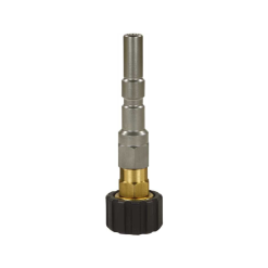 KW Coupling Plug M22F  SS w Brass Thread