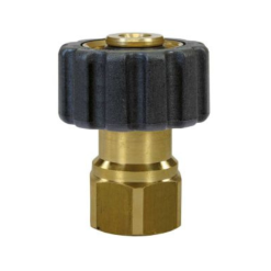 Quick Screw Coupling  M22F:1/4F Brass